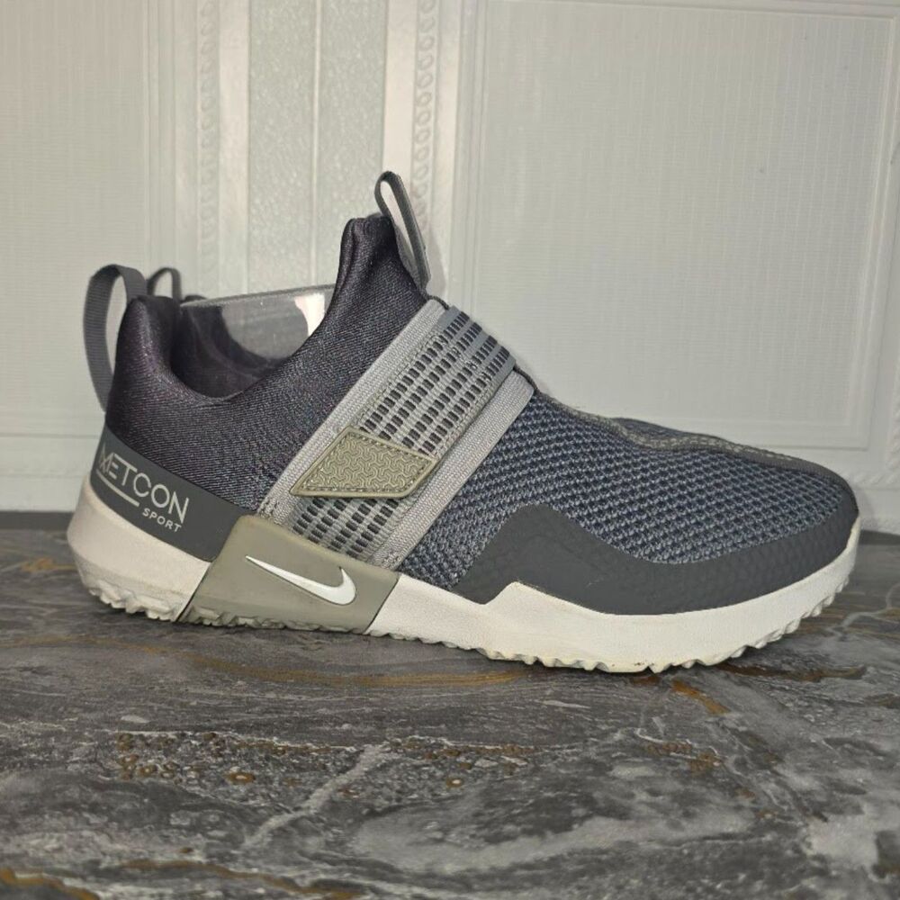Nike Metcon Sport Dark Grey Cross Training Shoes Men's Size 7 AQ7489-001 EUC